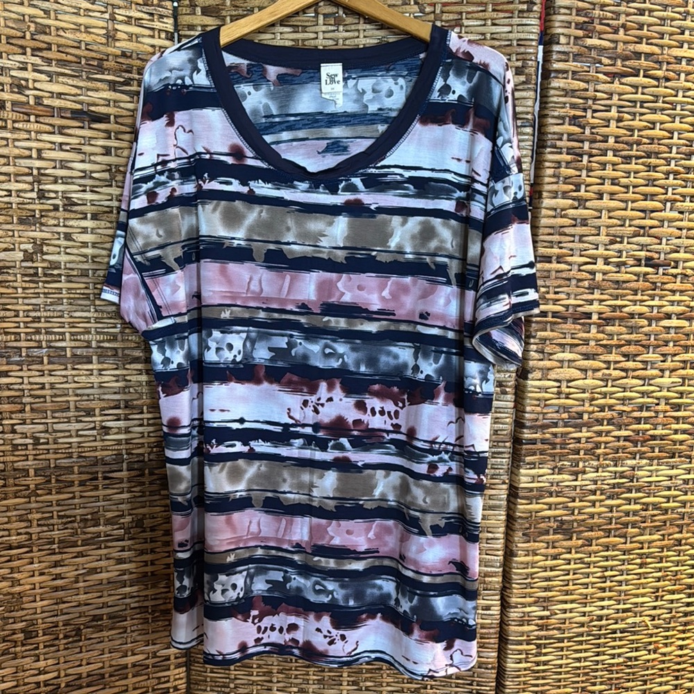 Striped Multicolor Women's Top
